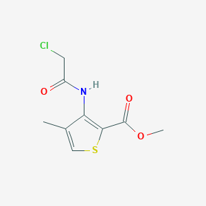 Methyl 3-[(2-chloroacetyl)amino]-4-methyl-2-thiophenecarboxylate
