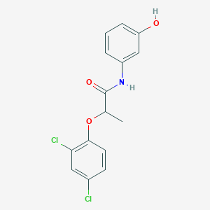 2-(2,4-dichlorophenoxy)-N-(3-hydroxyphenyl)propanamide