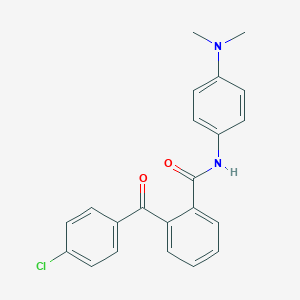 2-(4-chlorobenzoyl)-N-[4-(dimethylamino)phenyl]benzamide