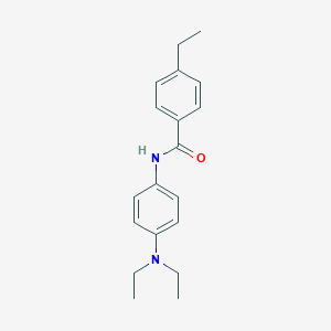 molecular formula C19H24N2O B290432 N-[4-(diethylamino)phenyl]-4-ethylbenzamide 