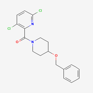 2-[4-(Benzyloxy)piperidine-1-carbonyl]-3,6-dichloropyridine