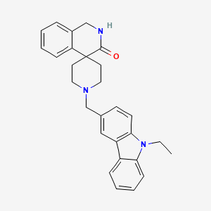 1'-[(9-Ethylcarbazol-3-yl)methyl]spiro[1,2-dihydroisoquinoline-4,4'-piperidine]-3-one