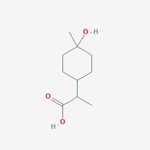 2-(4-Hydroxy-4-methylcyclohexyl)propanoic acid