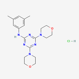 molecular formula C19H27ClN6O2 B2904392 C19H27ClN6O2 CAS No. 1177737-07-3