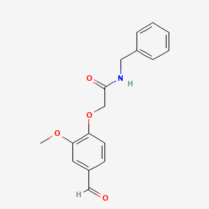 N-benzyl-2-(4-formyl-2-methoxyphenoxy)acetamide