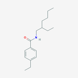 molecular formula C17H27NO B290442 4-ethyl-N-(2-ethylhexyl)benzamide 