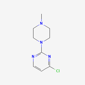 molecular formula C9H13ClN4 B2904432 4-Chloro-2-(4-methylpiperazin-1-yl)pyrimidine CAS No. 700803-93-6