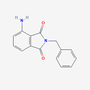 molecular formula C15H12N2O2 B2904436 4-amino-2-benzyl-2,3-dihydro-1H-isoindole-1,3-dione CAS No. 92437-58-6