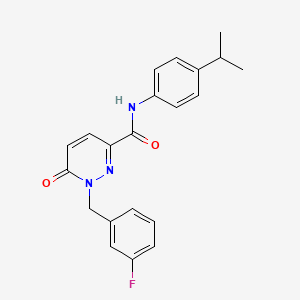 1-(3-fluorobenzyl)-N-(4-isopropylphenyl)-6-oxo-1,6-dihydropyridazine-3-carboxamide