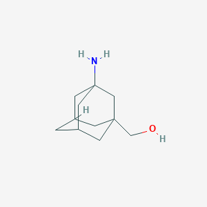 molecular formula C11H19NO B2904444 3-Amino-1-adamantanemethanol CAS No. 80088-74-0