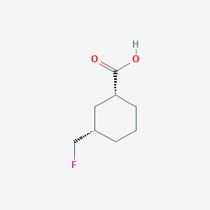 (1R,3S)-3-(Fluoromethyl)cyclohexane-1-carboxylic acid