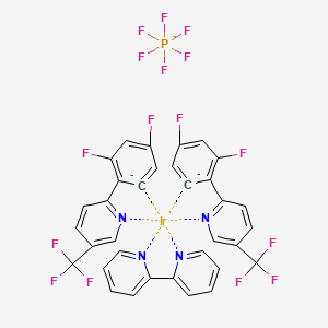 molecular formula C34H18F16IrN4P B2904463 [Ir[dF(CF3)2ppy]2(bpy)]PF6 CAS No. 1092775-62-6