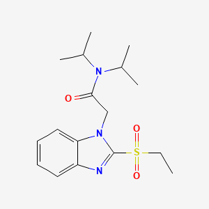 2-(2-(ethylsulfonyl)-1H-benzo[d]imidazol-1-yl)-N,N-diisopropylacetamide