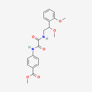 Methyl 4-(2-((2-methoxy-2-(2-methoxyphenyl)ethyl)amino)-2-oxoacetamido)benzoate