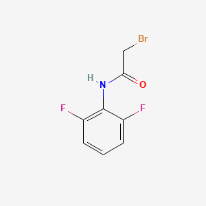 molecular formula C8H6BrF2NO B2904479 2-bromo-N-(2,6-difluorophenyl)acetamide CAS No. 1196093-39-6