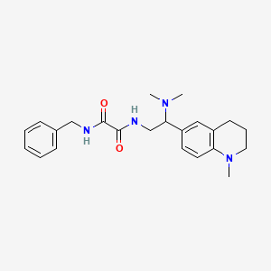 N1-benzyl-N2-(2-(dimethylamino)-2-(1-methyl-1,2,3,4-tetrahydroquinolin-6-yl)ethyl)oxalamide