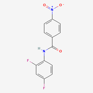 N-(2,4-difluorophenyl)-4-nitrobenzamide