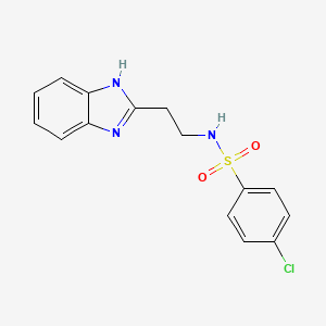 N-[2-(1H-benzimidazol-2-yl)ethyl]-4-chlorobenzenesulfonamide