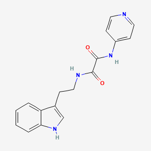 molecular formula C17H16N4O2 B2904536 N-[2-(1H-indol-3-yl)ethyl]-N'-(pyridin-4-yl)ethanediamide CAS No. 920420-53-7