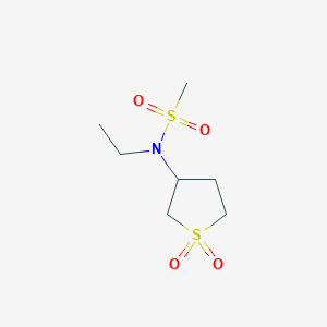 N-(1,1-dioxo-1lambda6-thiolan-3-yl)-N-ethylmethanesulfonamide