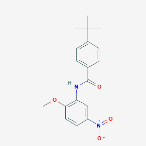 molecular formula C18H20N2O4 B2904569 4-叔丁基-N-(2-甲氧基-5-硝基苯基)苯甲酰胺 CAS No. 330216-84-7