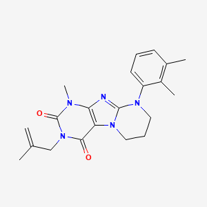 9-(2,3-dimethylphenyl)-1-methyl-3-(2-methylallyl)-6,7,8,9-tetrahydropyrimido[2,1-f]purine-2,4(1H,3H)-dione