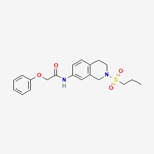 2-phenoxy-N-(2-(propylsulfonyl)-1,2,3,4-tetrahydroisoquinolin-7-yl)acetamide