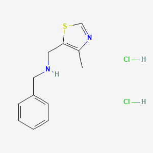 n-Benzyl-1-(4-methyl-1,3-thiazol-5-yl)methanamine dihydrochloride