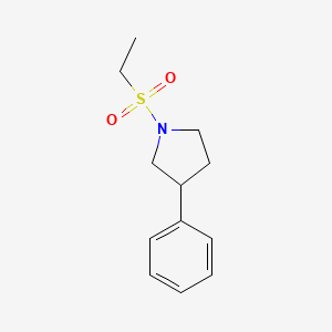 molecular formula C12H17NO2S B2904600 1-(Ethylsulfonyl)-3-phenylpyrrolidine CAS No. 1226427-35-5