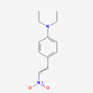 molecular formula C12H16N2O2 B2904609 N,N-diethyl-4-(2-nitroethenyl)aniline CAS No. 64462-51-7