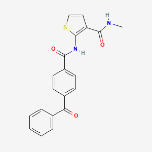 2-(4-benzoylbenzamido)-N-methylthiophene-3-carboxamide