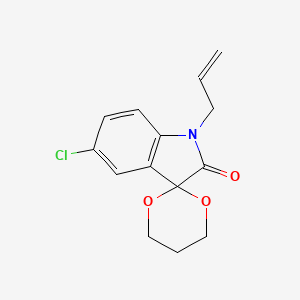 1'-Allyl-5'-chlorospiro[[1,3]dioxane-2,3'-indolin]-2'-one