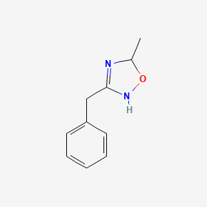molecular formula C10H12N2O B2904626 3-苄基-5-甲基-4,5-二氢-1,2,4-恶二唑 CAS No. 37463-46-0