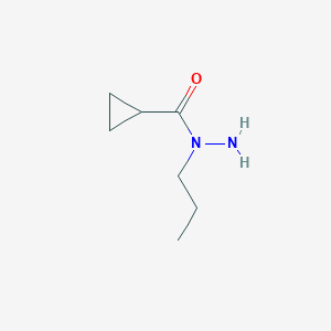 molecular formula C7H14N2O B2904630 N-Propylcyclopropanecarbohydrazide CAS No. 1187886-76-5