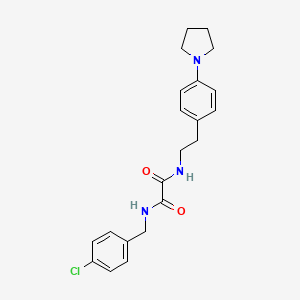 N1-(4-chlorobenzyl)-N2-(4-(pyrrolidin-1-yl)phenethyl)oxalamide