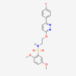 N-(2-((6-(4-fluorophenyl)pyridazin-3-yl)oxy)ethyl)-2,5-dimethoxybenzenesulfonamide