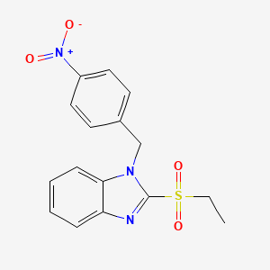 2-(ethylsulfonyl)-1-(4-nitrobenzyl)-1H-benzo[d]imidazole