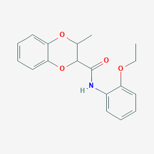 molecular formula C18H19NO4 B2904661 N-(2-乙氧基苯基)-2-甲基-2,3-二氢-1,4-苯并二恶英-3-甲酰胺 CAS No. 871322-84-8