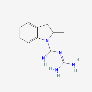 molecular formula C11H15N5 B2904668 N-[amino(imino)methyl]-2-methylindoline-1-carboximidamide CAS No. 326010-70-2