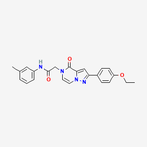 2-[2-(4-ethoxyphenyl)-4-oxopyrazolo[1,5-a]pyrazin-5(4H)-yl]-N-(3-methylphenyl)acetamide