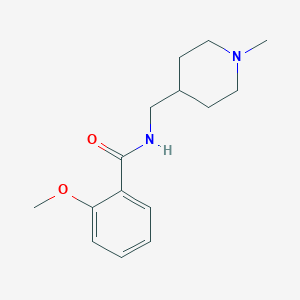 2-methoxy-N-((1-methylpiperidin-4-yl)methyl)benzamide