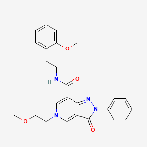 5-(2-methoxyethyl)-N-(2-methoxyphenethyl)-3-oxo-2-phenyl-3,5-dihydro-2H-pyrazolo[4,3-c]pyridine-7-carboxamide