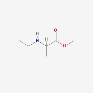 molecular formula C6H13NO2 B2904713 Methyl 2-(ethylamino)propanoate CAS No. 1236119-39-3; 89584-15-6