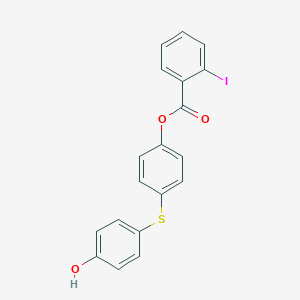 4-[(4-Hydroxyphenyl)sulfanyl]phenyl 2-iodobenzoate