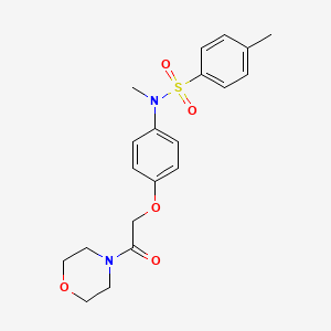 molecular formula C20H24N2O5S B2904741 剑桥ID 6936177 CAS No. 398998-34-0