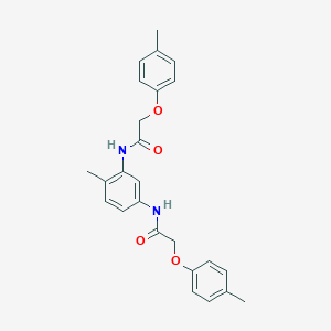 molecular formula C25H26N2O4 B290475 N-(2-methyl-5-{[(4-methylphenoxy)acetyl]amino}phenyl)-2-(4-methylphenoxy)acetamide 