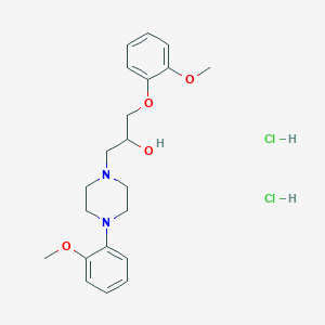 1-(2-Methoxyphenoxy)-3-(4-(2-methoxyphenyl)piperazin-1-yl)propan-2-ol dihydrochloride