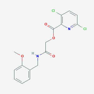 [2-[(2-Methoxyphenyl)methylamino]-2-oxoethyl] 3,6-dichloropyridine-2-carboxylate