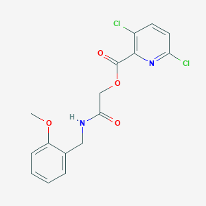 molecular formula C16H14Cl2N2O4 B2904759 [2-[(2-Methoxyphenyl)methylamino]-2-oxoethyl] 3,6-dichloropyridine-2-carboxylate CAS No. 876876-63-0