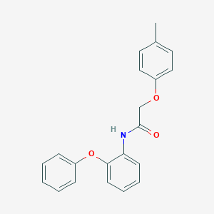 molecular formula C21H19NO3 B290476 2-(4-methylphenoxy)-N-(2-phenoxyphenyl)acetamide 